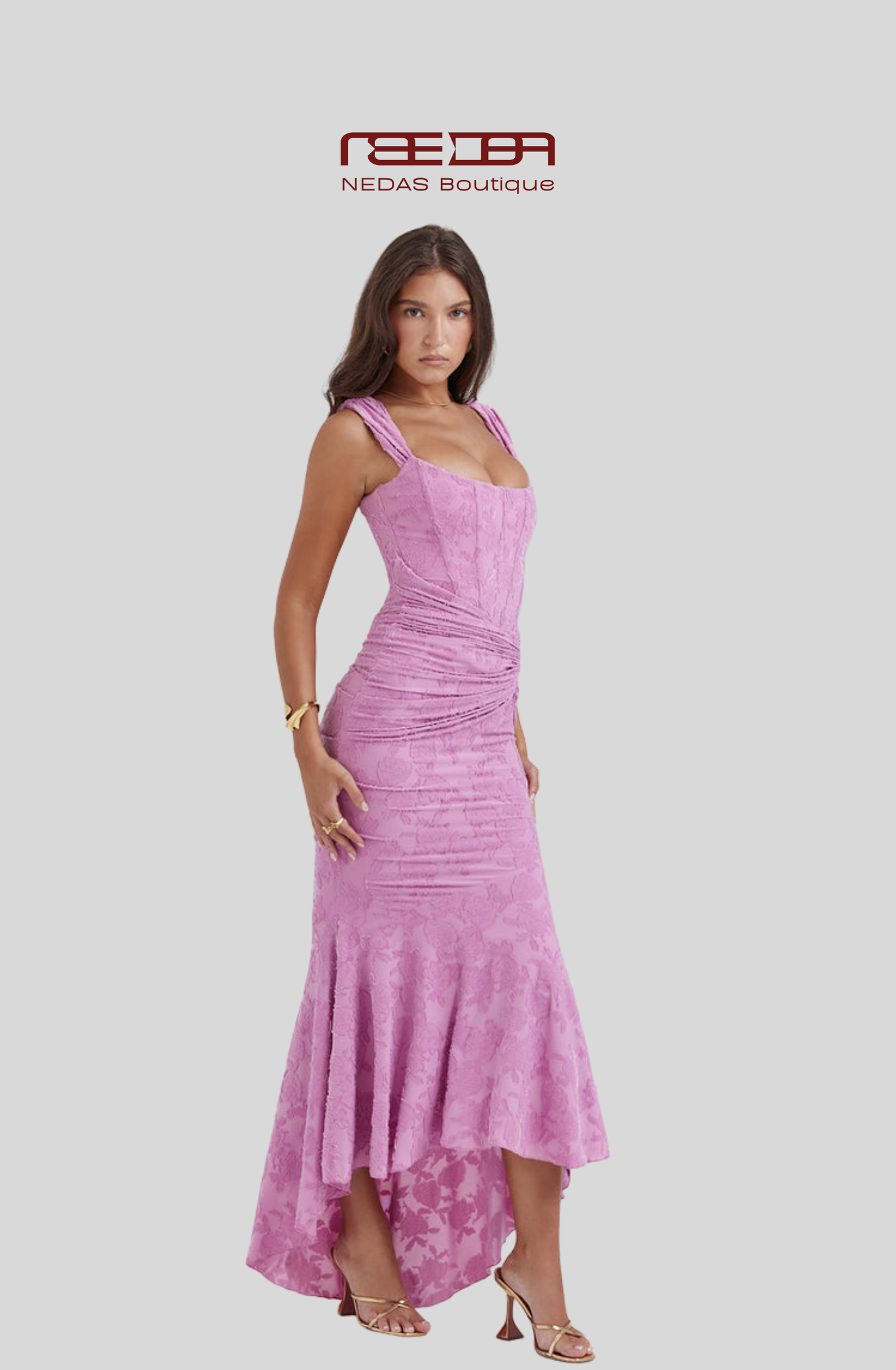 Sophie – Elegantes Korsagenkleid mit Spitze