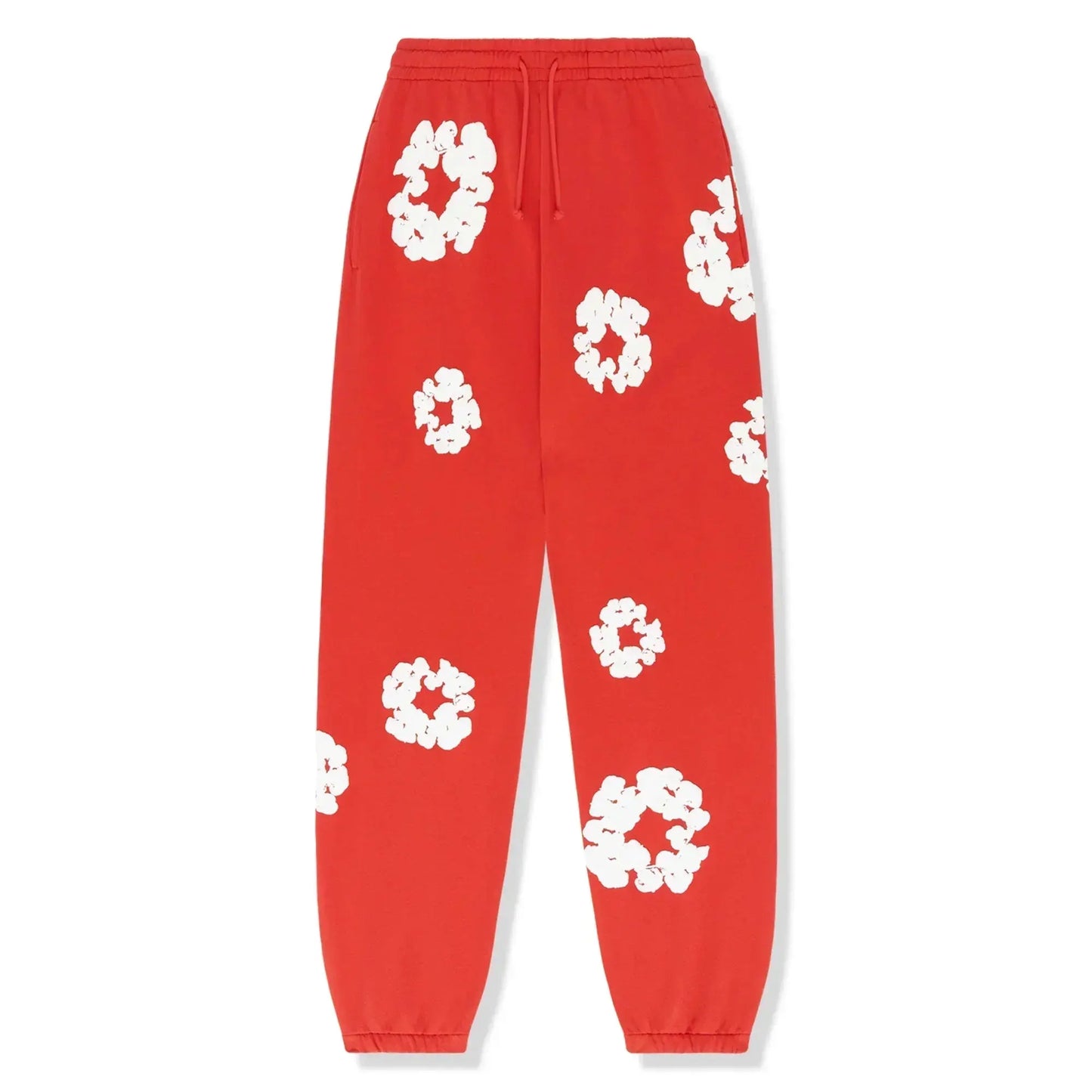 Blumenmotiv Streetwear Jogger - 100% cotton