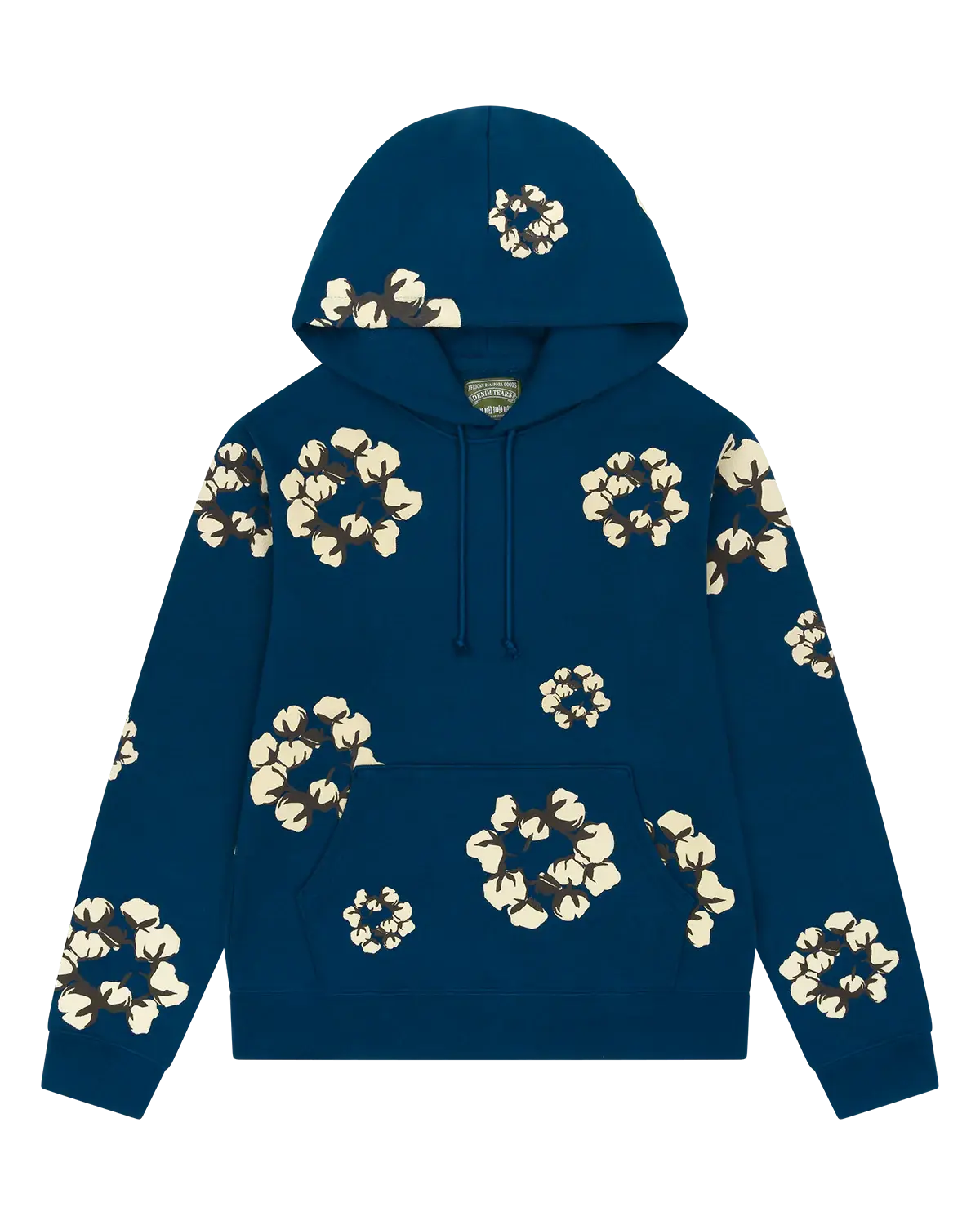 Blumenmuster Hoodie neu Farben - 100% Cotton