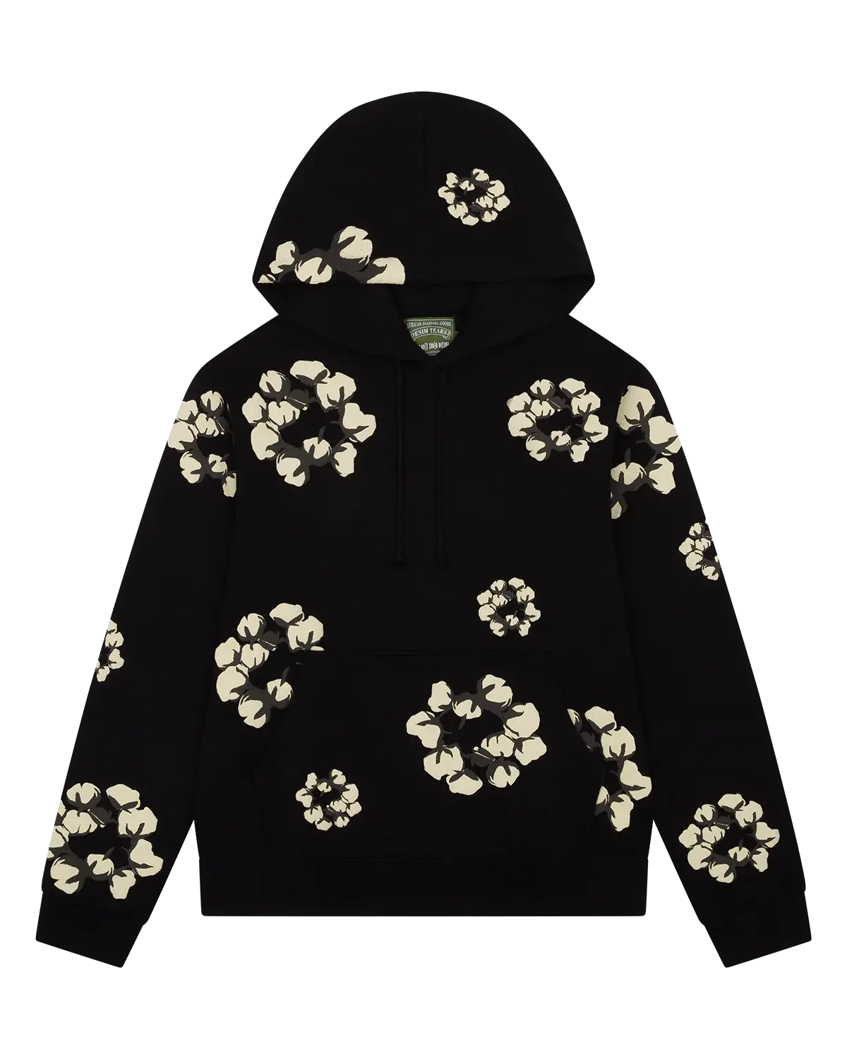 Blumenmuster Hoodie neu Farben - 100% Cotton