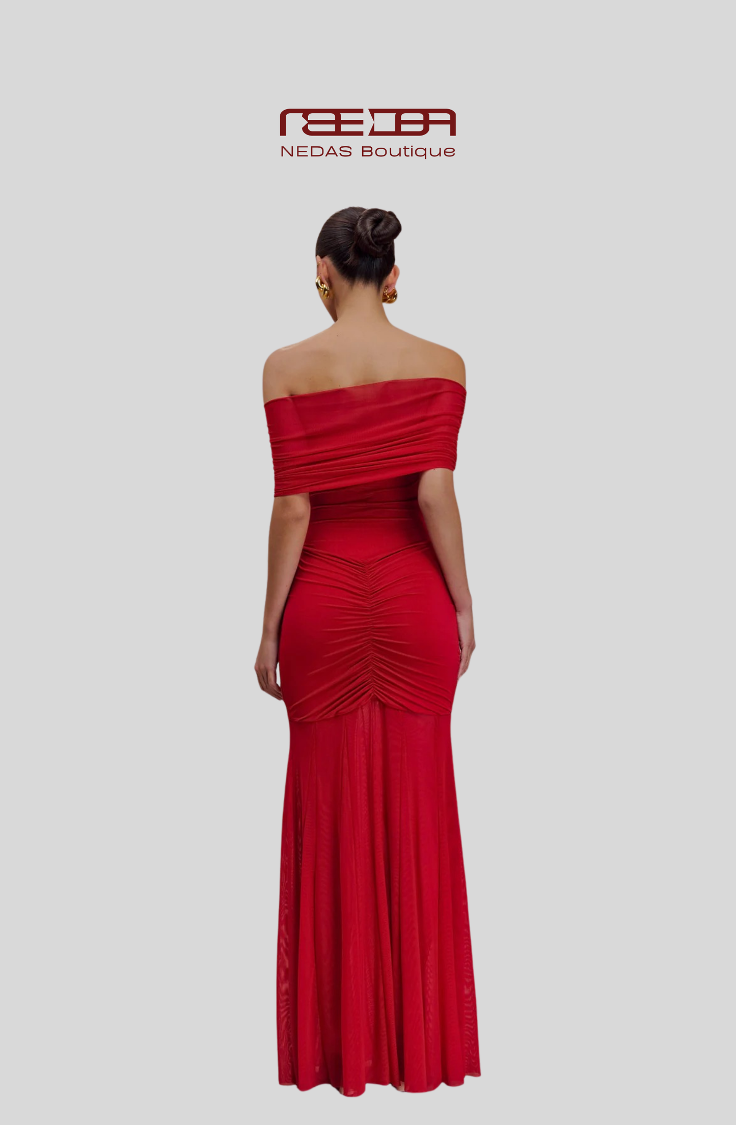 Nadia – Verführerisches Off-Shoulder Kleid