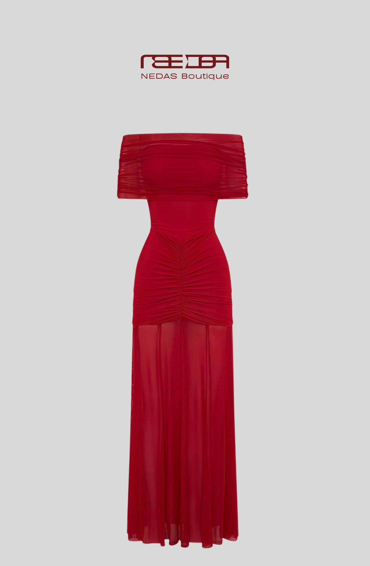 Nadia – Verführerisches Off-Shoulder Kleid