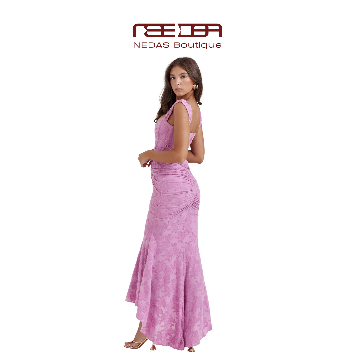 Lavender Dream – Korsagenkleid mit Spitze