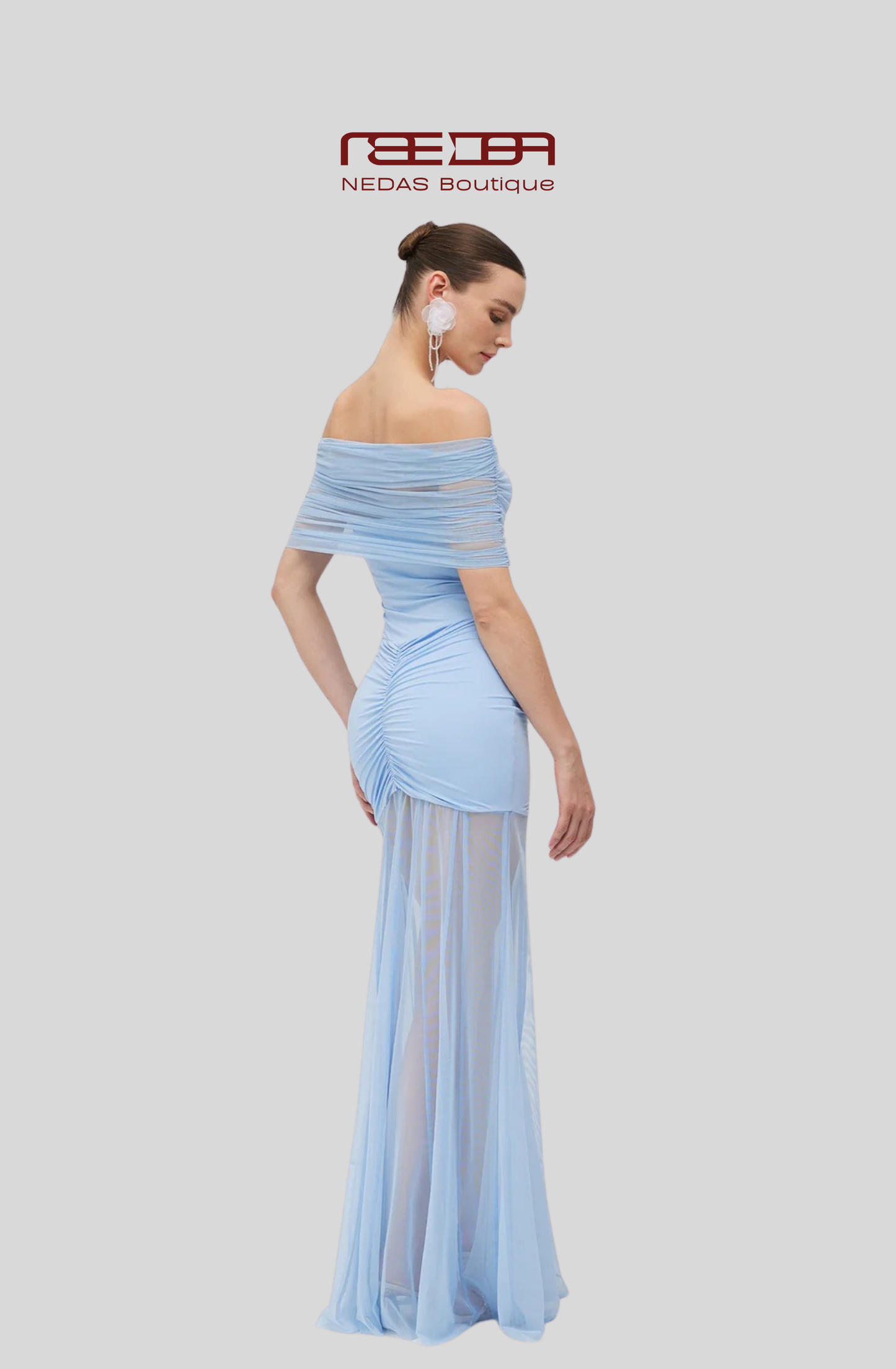 Nadia – Verführerisches Off-Shoulder Kleid