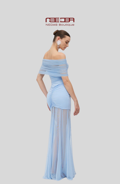 Nadia – Verführerisches Off-Shoulder Kleid