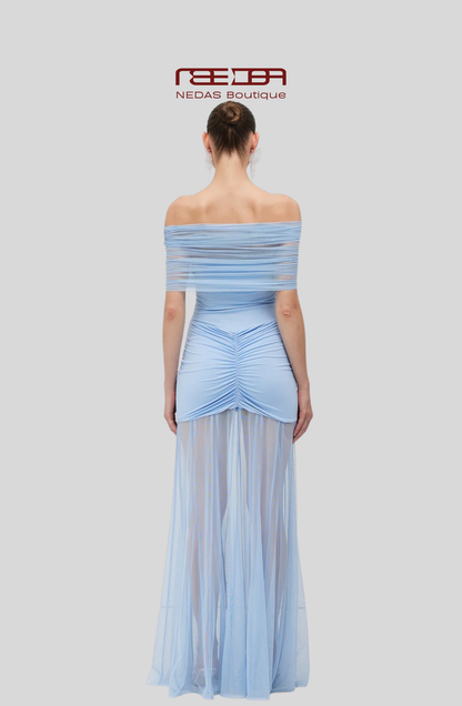 Nadia – Verführerisches Off-Shoulder Kleid