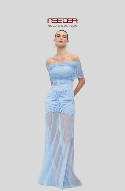 Nadia – Verführerisches Off-Shoulder Kleid