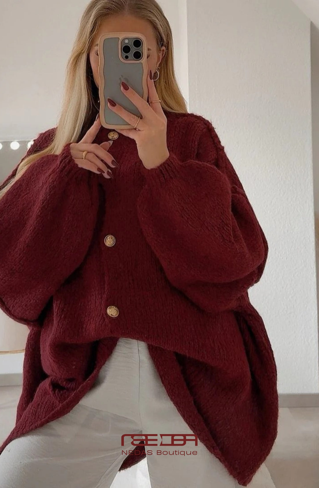 Liora Oversize Knit Cardigan