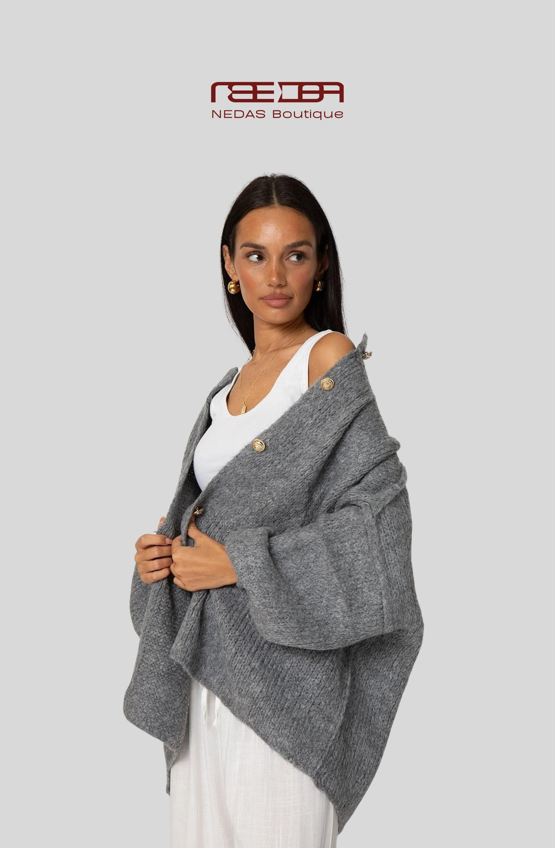 Liora Oversize Knit Cardigan