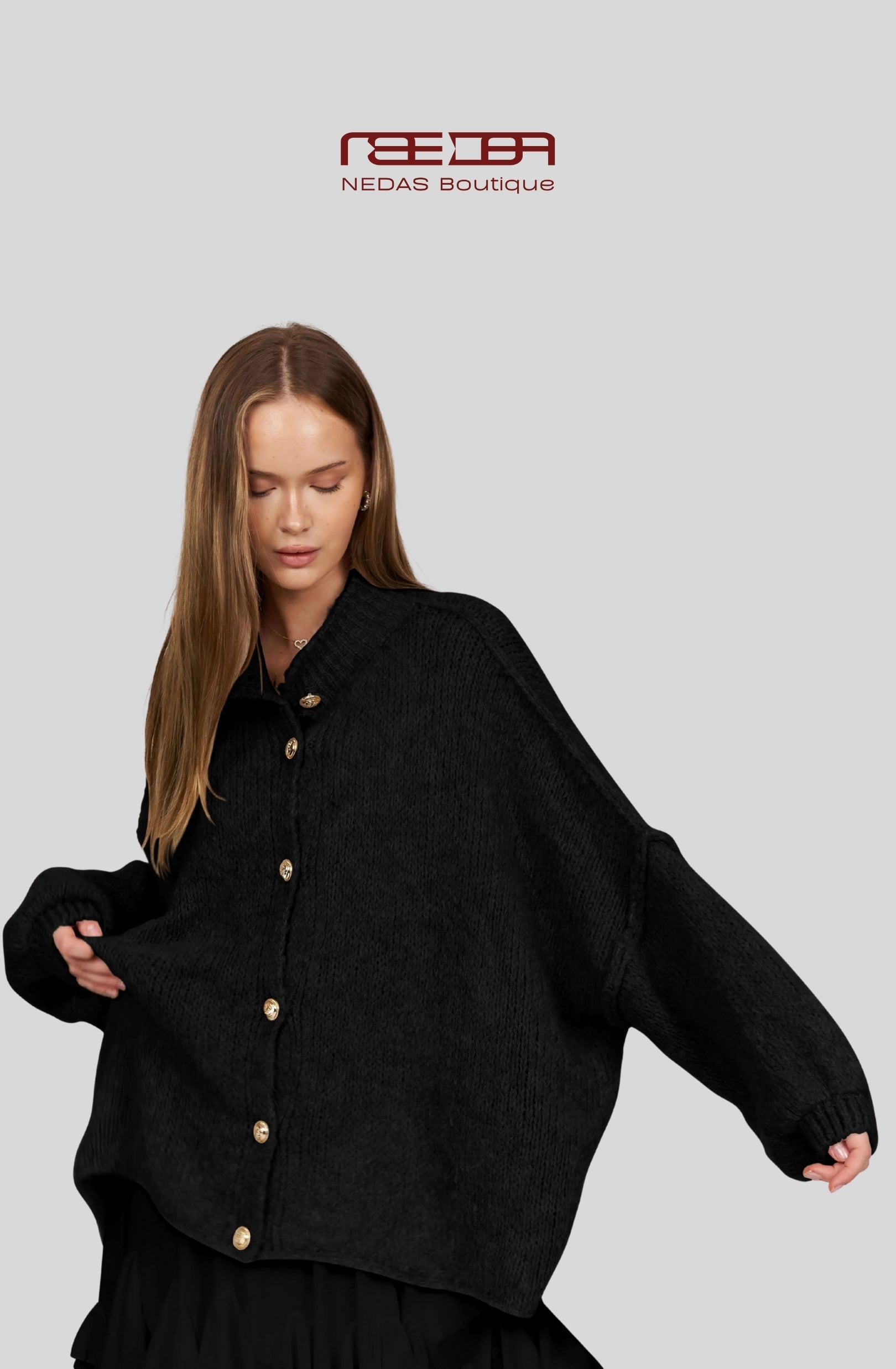 Liora Oversize Knit Cardigan