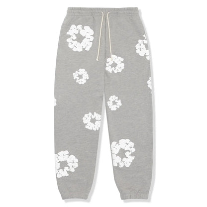 Blumenmotiv Streetwear Jogger - 100% cotton