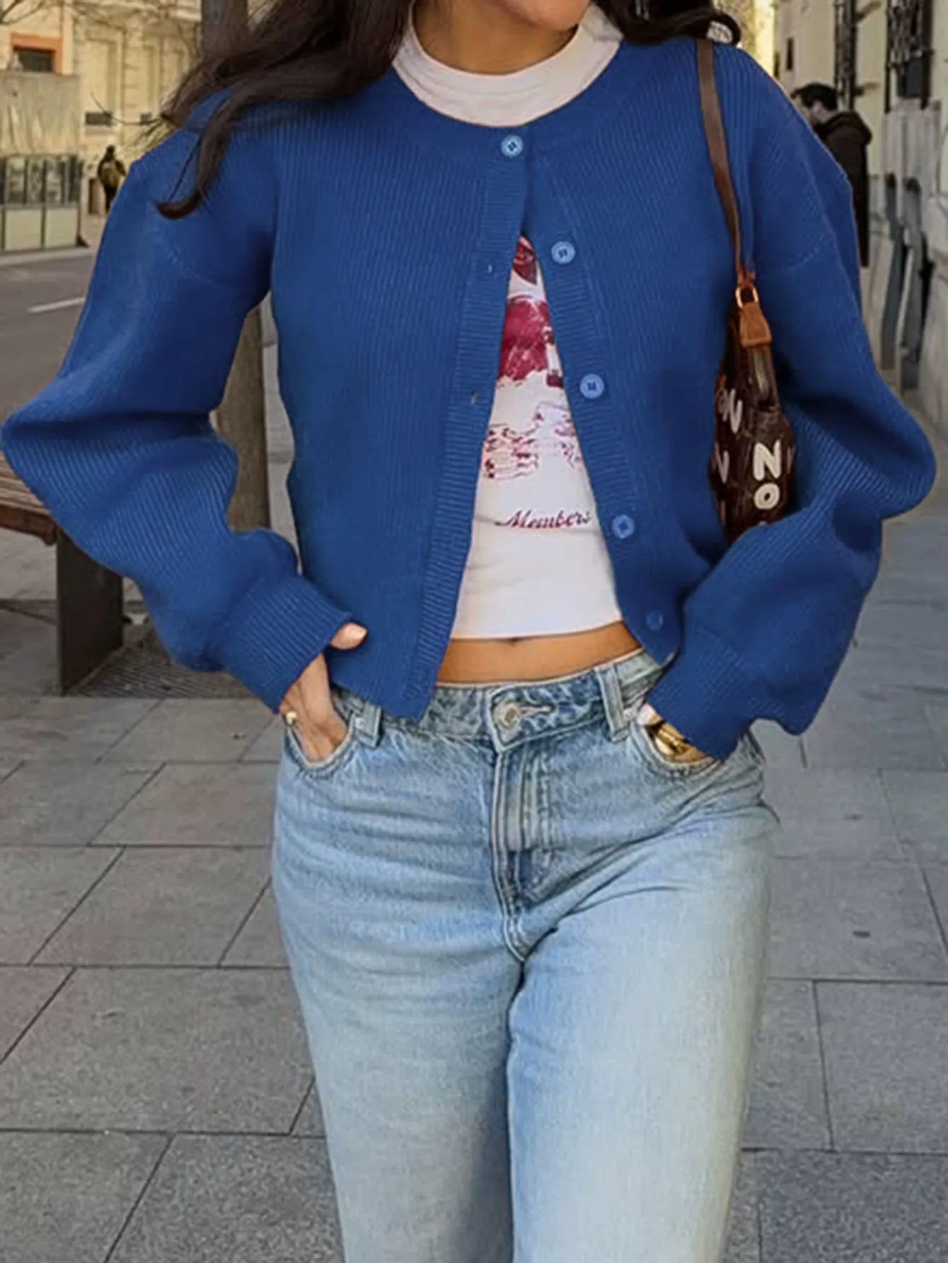 Anna Cozy Cardigan – mit süßen Puffärmeln