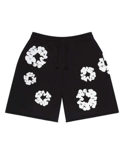 Blumenmuster Shorts  - 100% Cotton