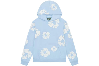 Blumenmuster Hoodie - 100% Cotton