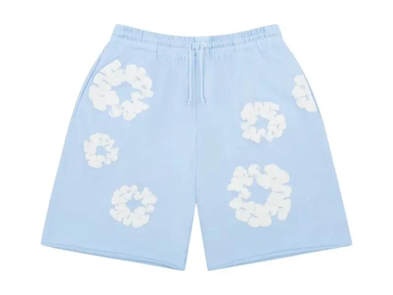 Blumenmuster Shorts  - 100% Cotton