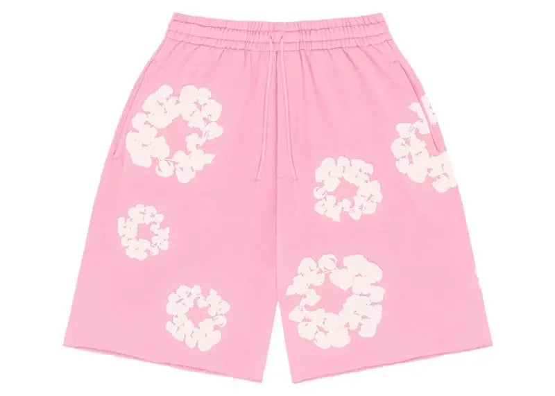 Blumenmuster Shorts  - 100% Cotton
