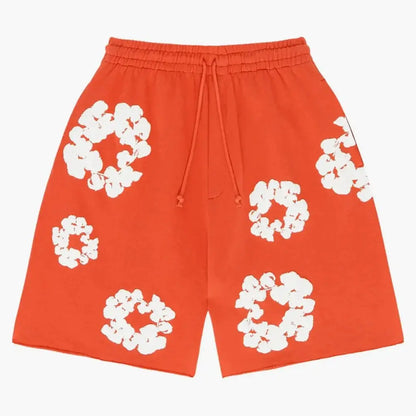 Blumenmuster Shorts  - 100% Cotton