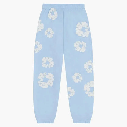 Blumenmotiv Streetwear Jogger - 100% cotton